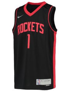 Alternative view of John Wall Houston Rockets Nike Youth 2020/21 Swingman Player Jersey - Earned Edition - Black