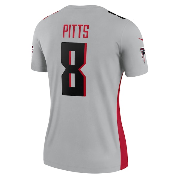 Kyle Pitts Atlanta Falcons Nike Women's Inverted Legend Jersey - Gray - Image 3