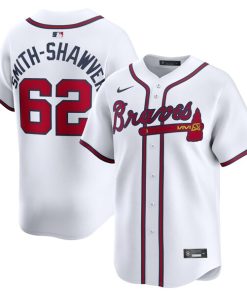 AJ Smith-Shawver Atlanta Braves Nike Home Limited Player Jersey?¨C White