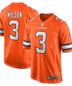 Russell Wilson Denver Broncos Nike Alternate Game Jersey - Orange
