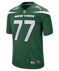 Alternative view of Mekhi Becton New York Jets Nike Player Game Jersey - Gotham Green