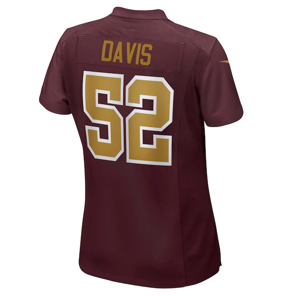 Jamin Davis Washington Football Team Nike Women's Game Jersey - Burgundy - Image 3