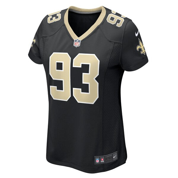 Nathan Shepherd New Orleans Saints Nike Women's Game Jersey - Black - Image 2
