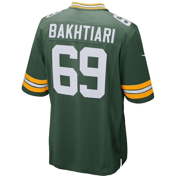David Bakhtiari Green Bay Packers Nike Game Player Jersey - Green - Image 3