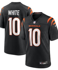 Mike White Cincinnati Bengals Nike Team Game Jersey -  Black