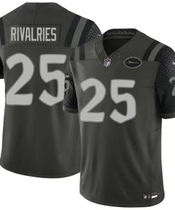 Rivalries #25 New York Jets Nike 2025 RIVALRIES Vapor Limited Jersey - Green