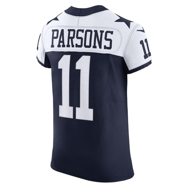 Micah Parsons Dallas Cowboys Nike Alternate Vapor F.U.S.E. Elite Jersey - Navy - Image 3