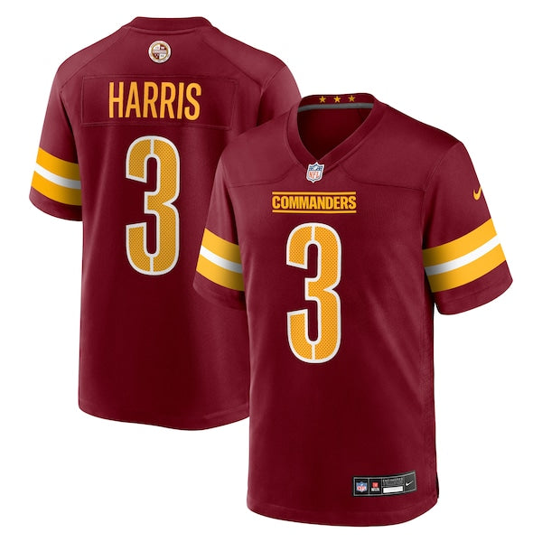 Will Harris Washington Commanders Nike Team Game Jersey - Burgundy