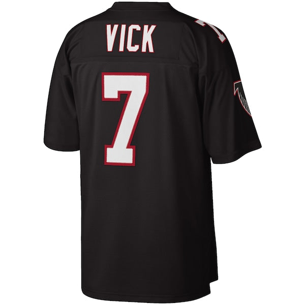 Michael Vick Atlanta Falcons Big & Tall 2002 Retired Player Replica Jersey - Black - Image 3