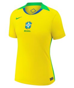 Alternative view of Brazil National Team Nike Women's 2025/26 Home Replica Jersey - Yellow