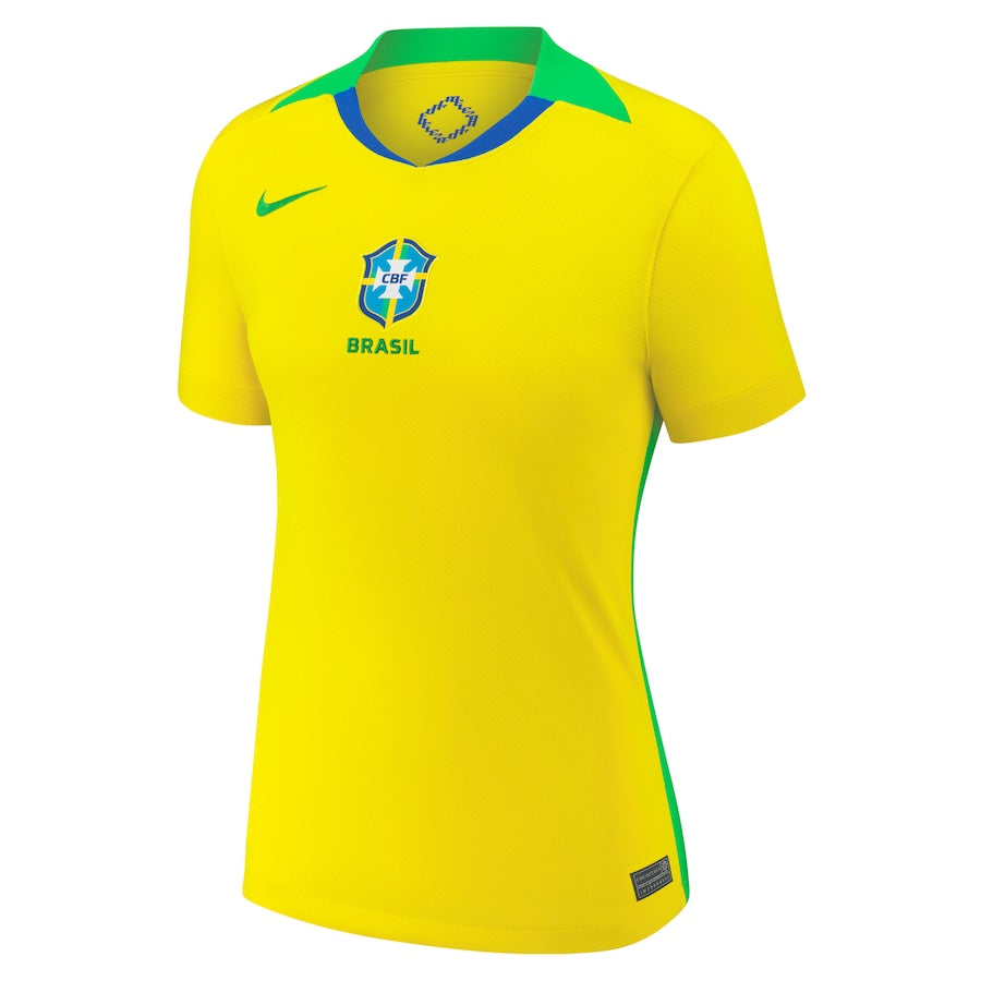 Brazil National Team Nike Women's 2025/26 Home Replica Jersey - Yellow - Image 2