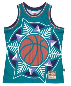 Alternative view of Utah Jazz Hardwood Classics Blown Out Fashion Jersey - Turquoise