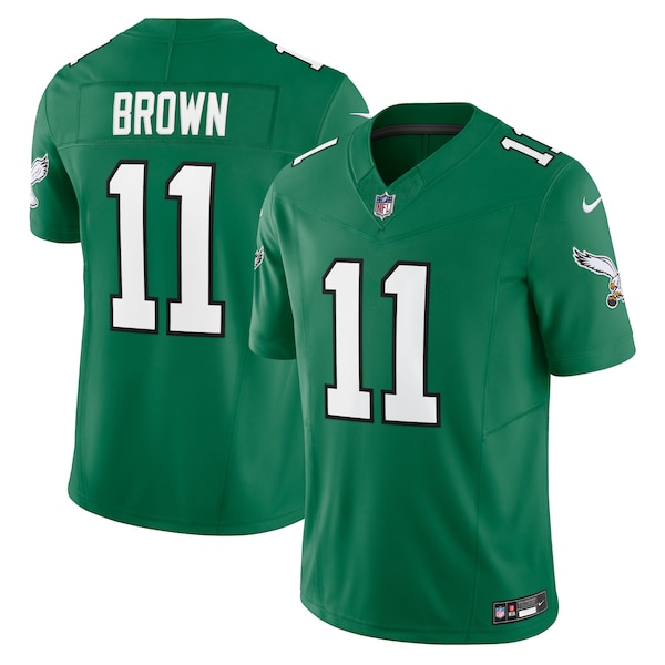 A.J. Brown Philadelphia Eagles Nike Vapor F.U.S.E. Limited Jersey - Kelly Green/Green - Image 2