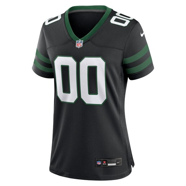 New York Jets Nike Women's Alternate Custom Game Jersey - Legacy Black - Image 2