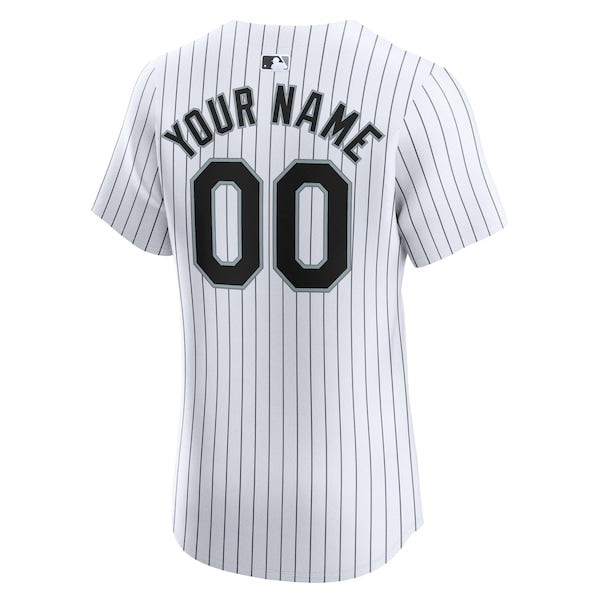 Chicago White Sox Nike Home Elite Custom Jersey - White - Image 3
