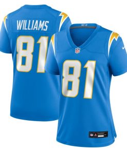 Mike Williams Los Angeles Chargers Nike Women's Team Game Jersey -  Powder Blue