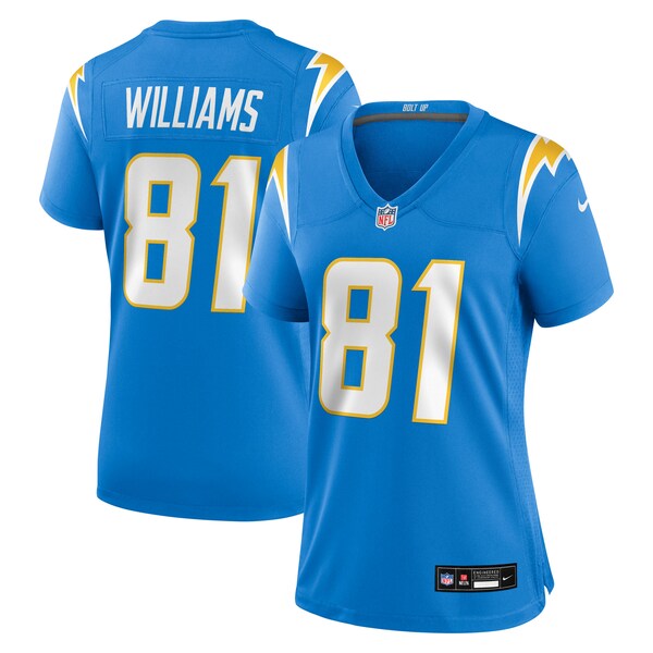 Mike Williams Los Angeles Chargers Nike Women's Team Game Jersey - Powder Blue