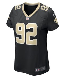 Alternative view of Tanoh Kpassagnon New Orleans Saints Nike Women's Game Player Jersey - Black