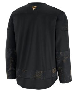 Alternative view of Montreal Canadiens  2024 Military Appreciation Practice Jersey - Black