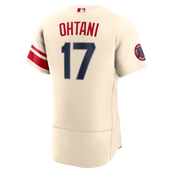 Shohei Ohtani Los Angeles Angels Nike City Connect Authentic Player Jersey - Cream - Image 4