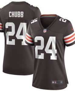 Nick Chubb Cleveland Browns Nike Women's Game Jersey - Brown