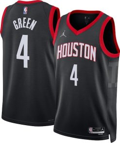 Jalen Green Houston Rockets Jordan Brand Unisex Swingman Jersey - Statement Edition - Black