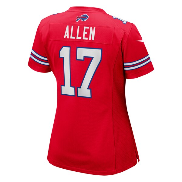Josh Allen Buffalo Bills Nike Women's Player Jersey - Red - Image 3