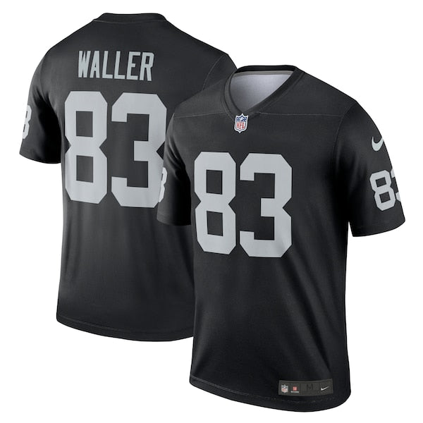 Darren Waller Las Vegas Raiders Nike Legend Jersey - Black/White - Image 2
