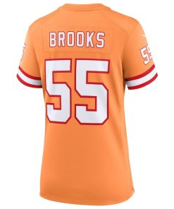 Alternative view of Derrick Brooks  Tampa Bay Buccaneers Nike Women's 50th Season Game Jersey - Creamsicle/Red