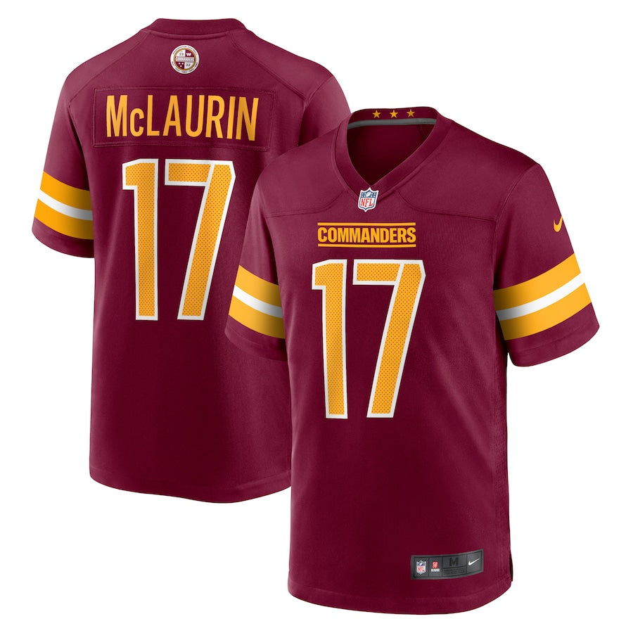 Terry McLaurin Washington Commanders Nike Youth Game Jersey - Black/Burgundy - Image 5