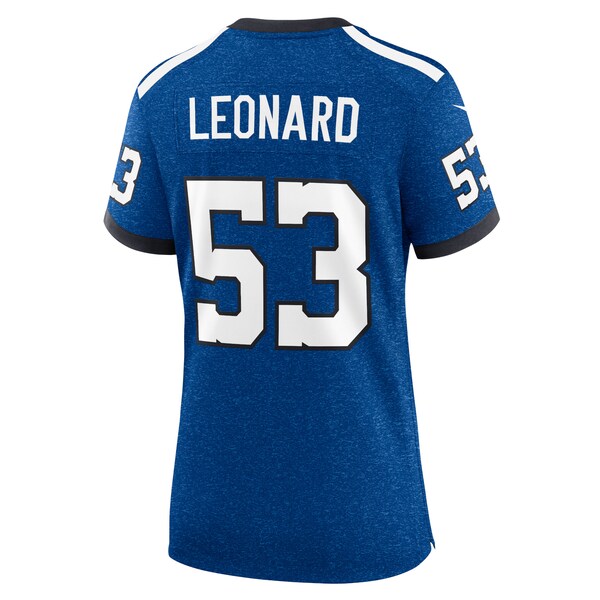 Shaquille Leonard Indianapolis Colts Nike Women's Player Jersey - Blue - Image 3