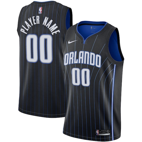 Orlando Magic Nike 2020/21 Swingman Custom Jersey - Icon Edition - Black/White - Image 2