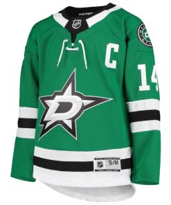 Alternative view of Jamie Benn Dallas Stars Youth Home Premier Player Jersey - Kelly Green
