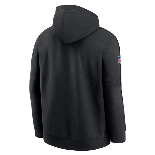 Atlanta Falcons Nike 2024 NFL Crucial Catch Club Pullover Hoodie - Black - Image 3