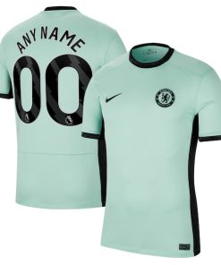 Chelsea Nike 2023/24 Third Stadium Replica Custom Jersey - Mint