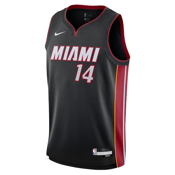 Tyler Herro Miami Heat Nike Youth Swingman Jersey - Icon Edition - Black - Image 3