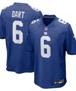 Jaxson Dart New York Giants Nike Preschool Game Jersey - White/Royal/Red