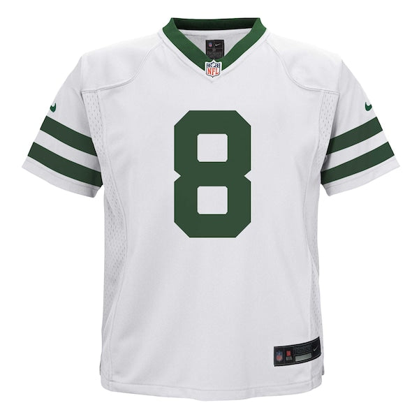 Aaron Rodgers New York Jets Nike Preschool Alternate Game Jersey - White/Green - Image 3