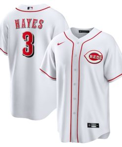 Ke'Bryan Hayes Cincinnati Reds Nike Home Replica Jersey - White