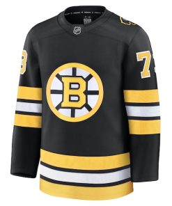 Alternative view of Charlie McAvoy Boston Bruins  Home Premium Player Jersey - Black