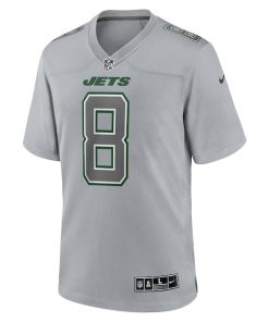 Alternative view of Aaron Rodgers New York Jets Nike Atmosphere Fashion Game Jersey - Heather Gray