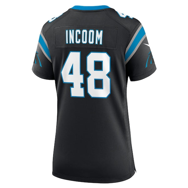Thomas Incoom Carolina Panthers Nike Women's Team Game Jersey - Black - Image 3
