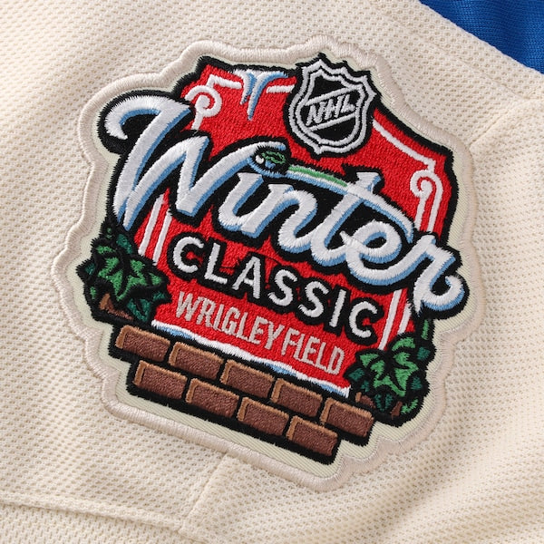 Robert Thomas St. Louis Blues 2025 NHL Winter Classic Premium Player Jersey - Cream - Image 7