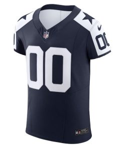 Alternative view of Dallas Cowboys Nike Vapor F.U.S.E. Elite Custom Jersey - Navy