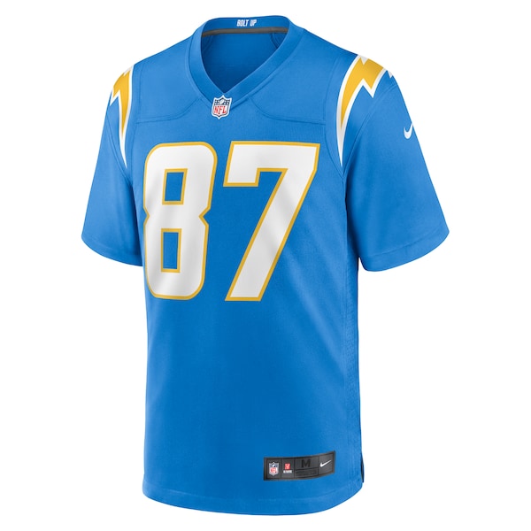 Simi Fehoko Los Angeles Chargers Nike Game Jersey - Powder Blue - Image 2