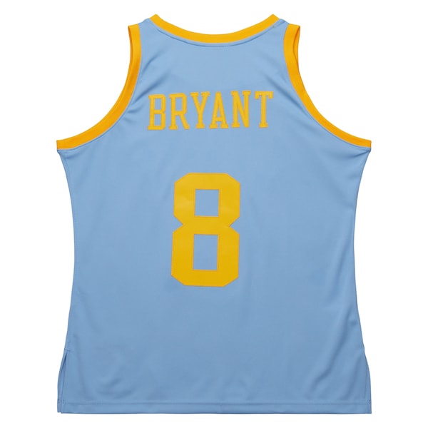 Men's Los Angeles Lakers Kobe Bryant Powder Blue 2001/02 Hardwood Classics Authentic Player Jersey - Image 3