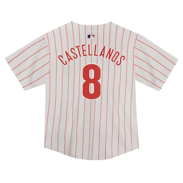 Nick Castellanos Philadelphia Phillies Nike Toddler Game Jersey - White - Image 3