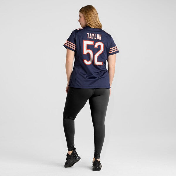 Darrell Taylor Chicago Bears Nike Women's Game Jersey - Navy - Image 4