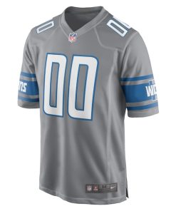 Alternative view of Detroit Lions Nike Alternate Custom Game Jersey - Gray