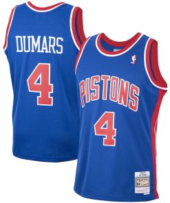 Joe Dumars Detroit Pistons 1988/89 Hardwood Classics Swingman Jersey - Blue